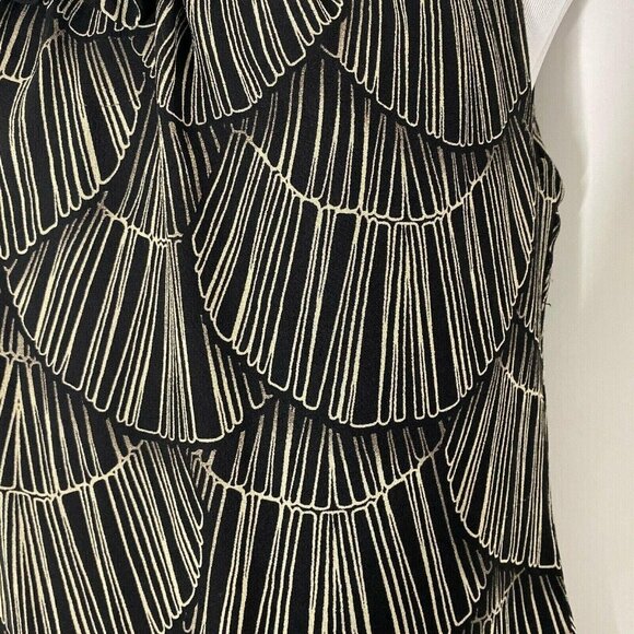 Donna Ricco New York Silk Shift Dress Womens Size 4  Beaded Neck - Picture 7 of 10